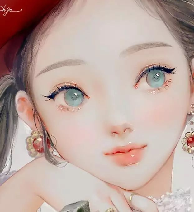 大佬画动漫人物仙气十足手绘,大佬画的古风图手绘