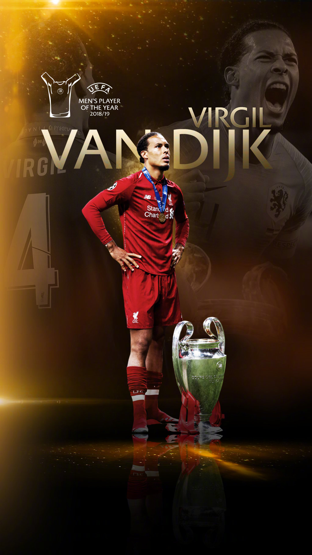 足球范戴克图片,木木足球