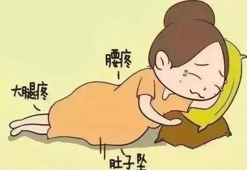 孕晚期的烦恼文字说明,孕晚期各种难熬