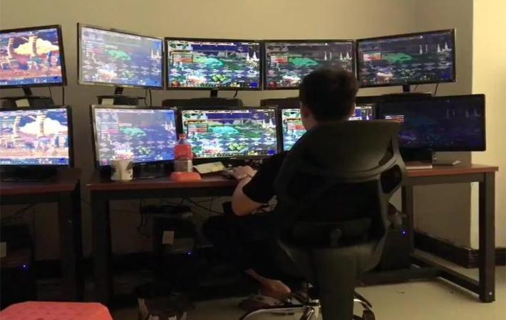 实拍代练工作室，电脑比网吧还多、还专业，这口青春饭不好吃！