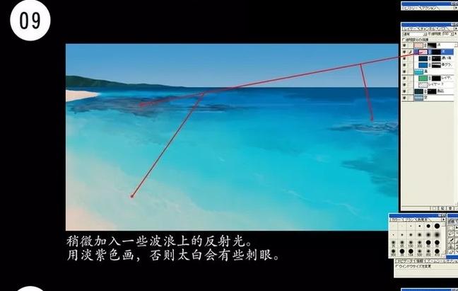 如何画大海用颜料,如何画大海简单又漂亮的画