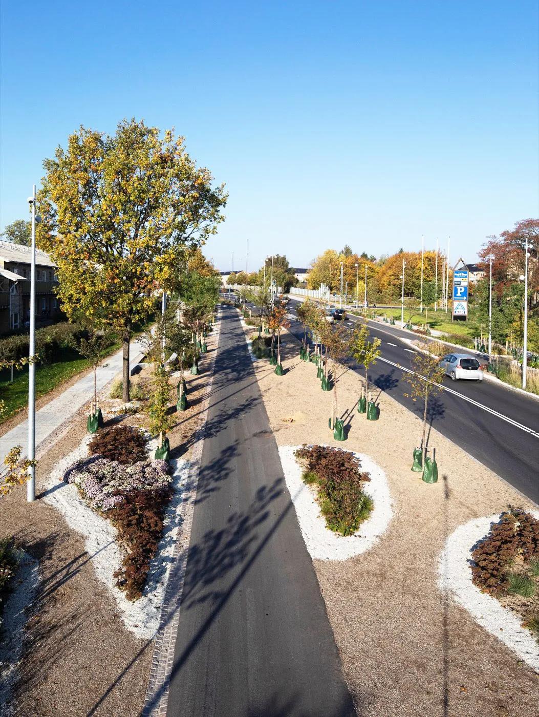 道路设计效果图,个性路面设计