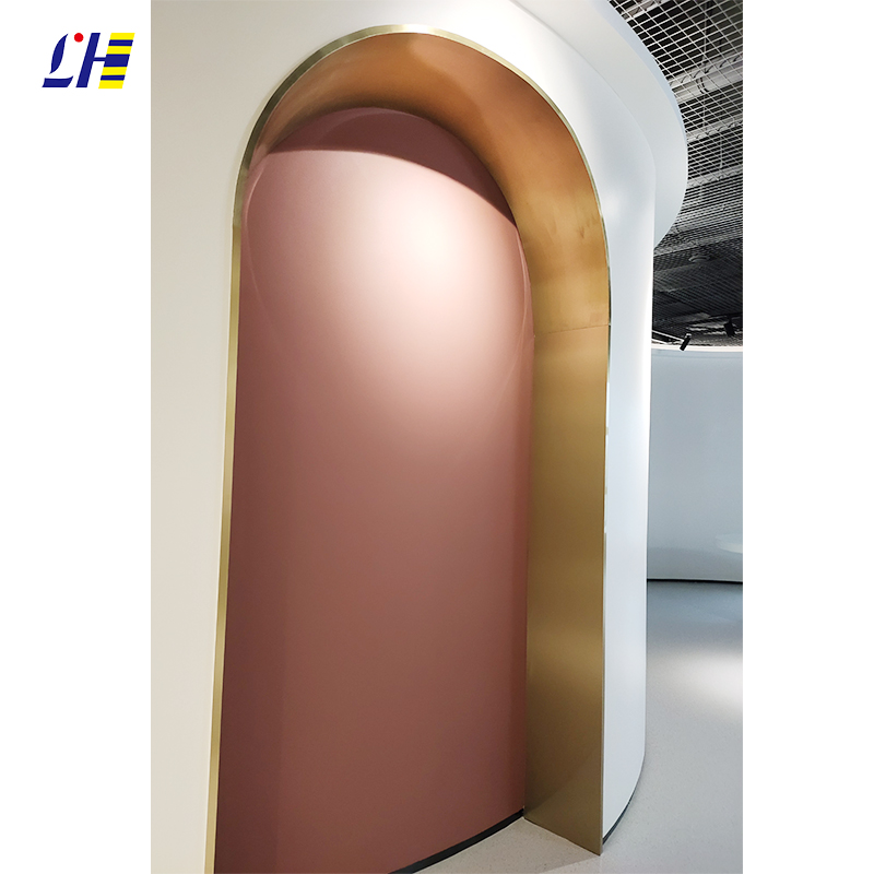 现代时髦装饰材料,不锈钢香槟金门框,人人都夸太有档次了