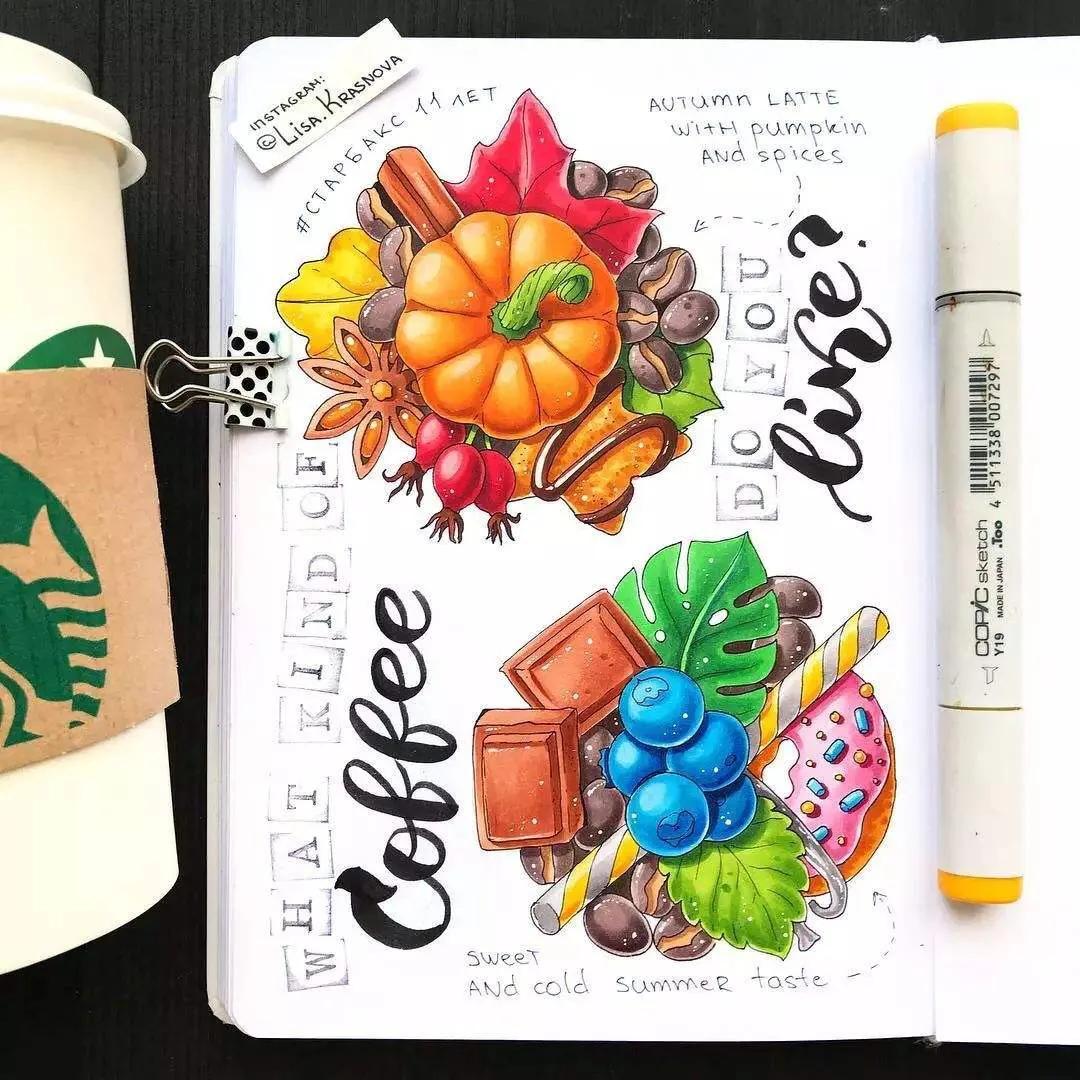 美食画法日式马克笔,马克笔手绘美食画教程