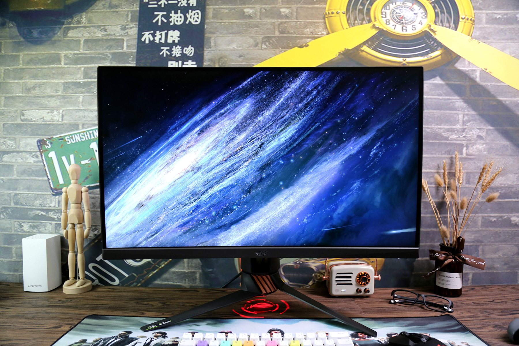 华硕rog玩家国度32英寸电竞显示器,华硕rog玩家国度显示屏测评