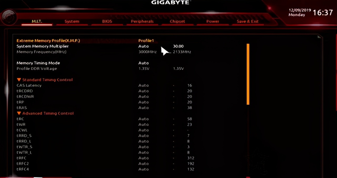为啥内存超频后还是显示2133,内存开启xmp还是只有2133