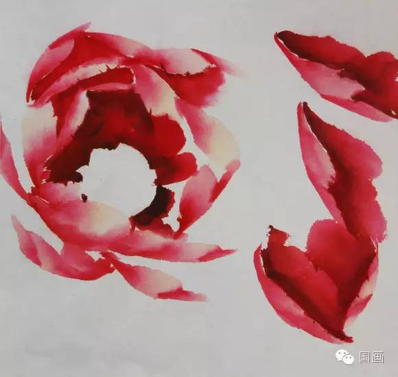张克申写意牡丹画法教程,邵丹写意牡丹各阶段画法
