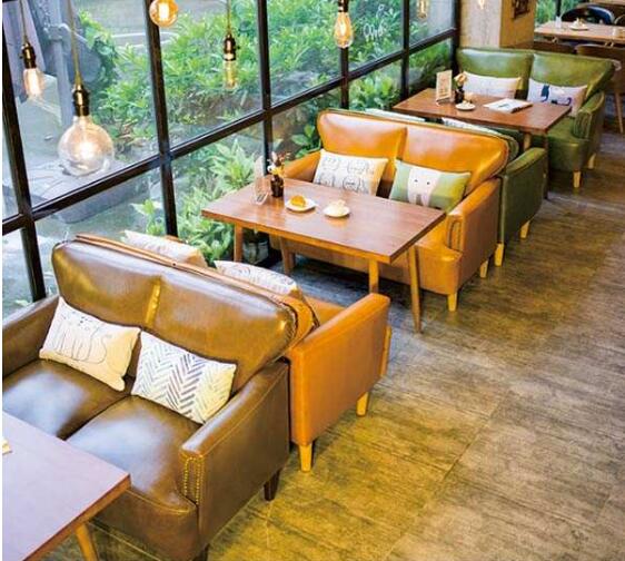 餐厅家具卡座沙发定制,实木卡座沙发餐厅