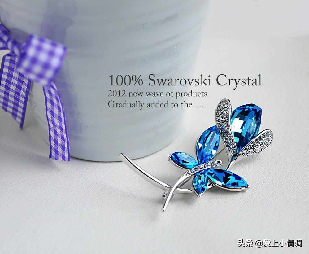 施华洛世奇胸针设计案例,施华洛世奇胸针叶子