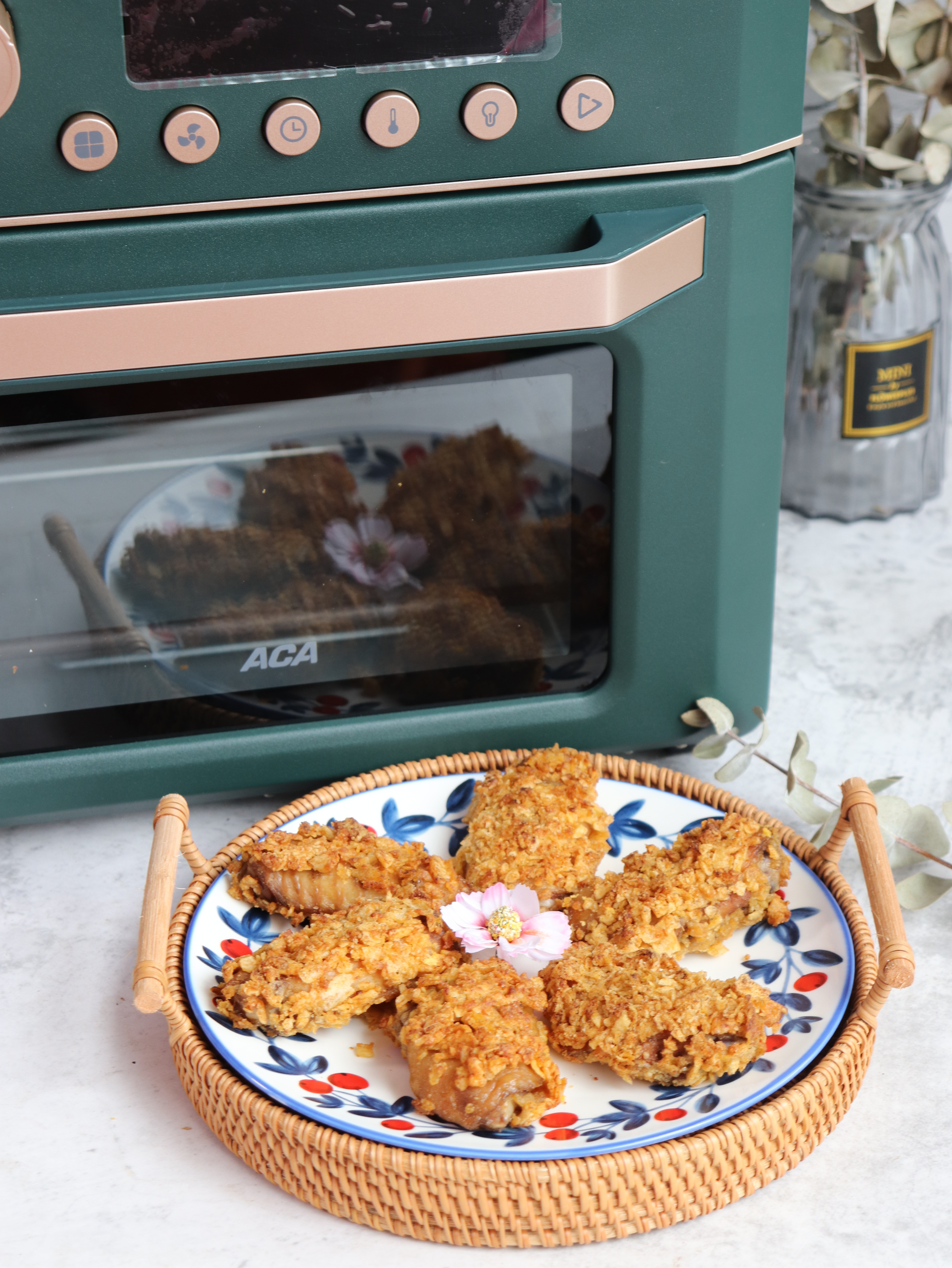 薯片烤鸡翅做法,脆脆的薯片鸡翅