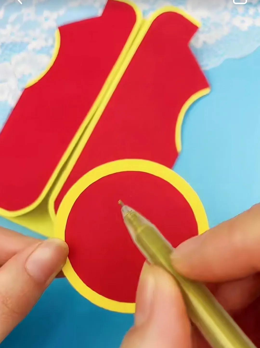 做一张happynewyear新年贺卡,新年创意贺卡手工送老师