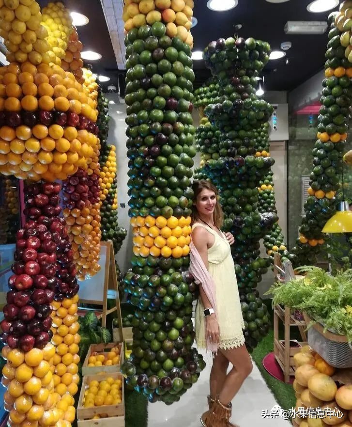 迪拜中国水果店,都说迪拜遍地黄金