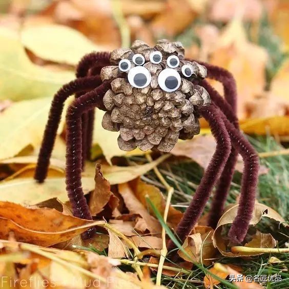 超简易手工环创,树干手工制作环创