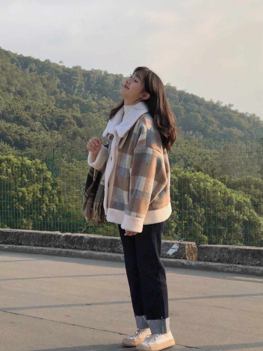 冬季简约毛呢外套穿搭,毛呢外套穿搭中短高端大气上档次