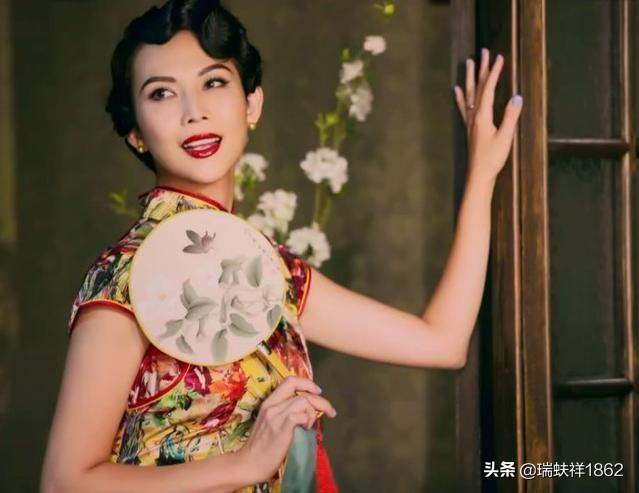 旗袍韵味东方美发型,东方旗袍大气端庄