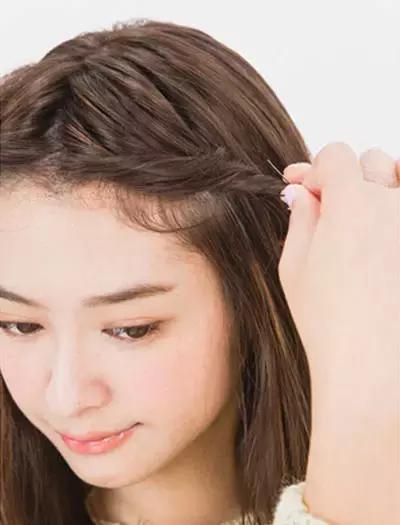 杨紫同款竹节辫,杨紫同款短发编发教程