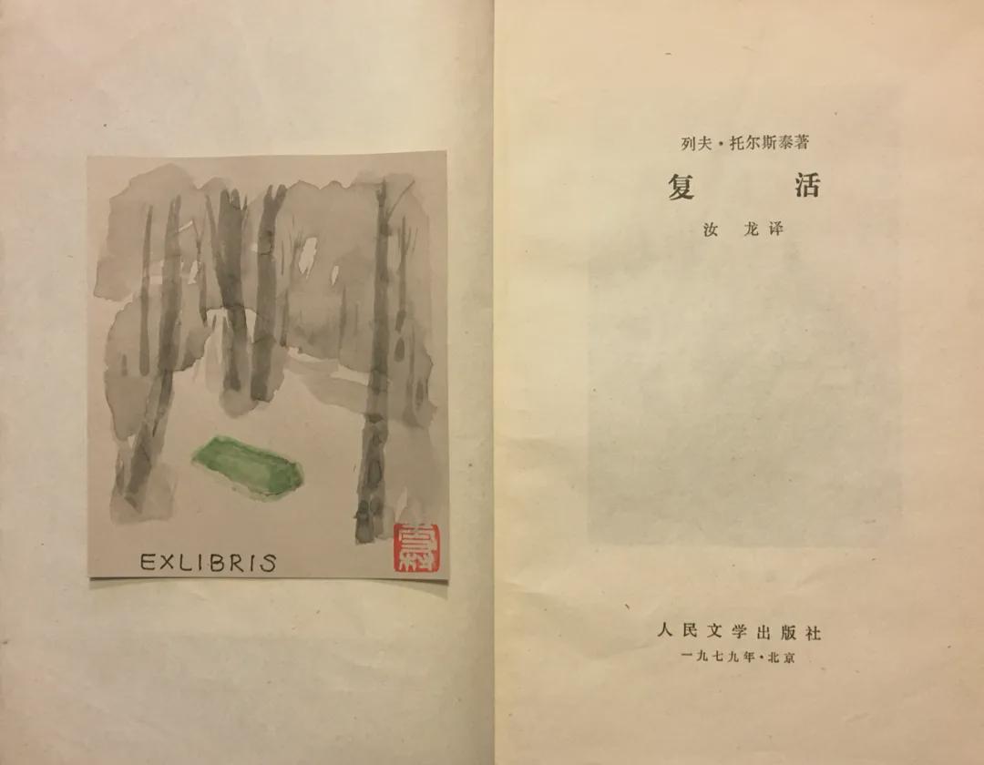 罗雪村｜为自己读过的书，手绘一张张藏书票