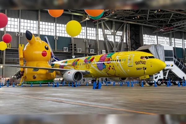 皮卡丘飞机,皮卡丘主题活动