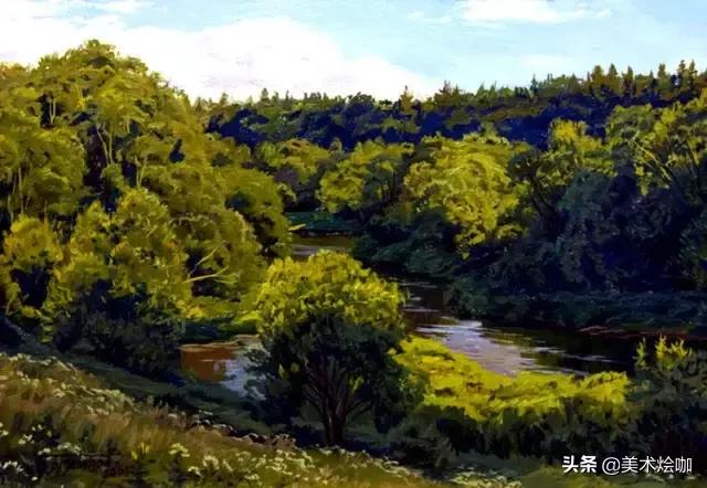 俄罗斯现代油画风景油画作品欣赏,可以让人美哭的风景