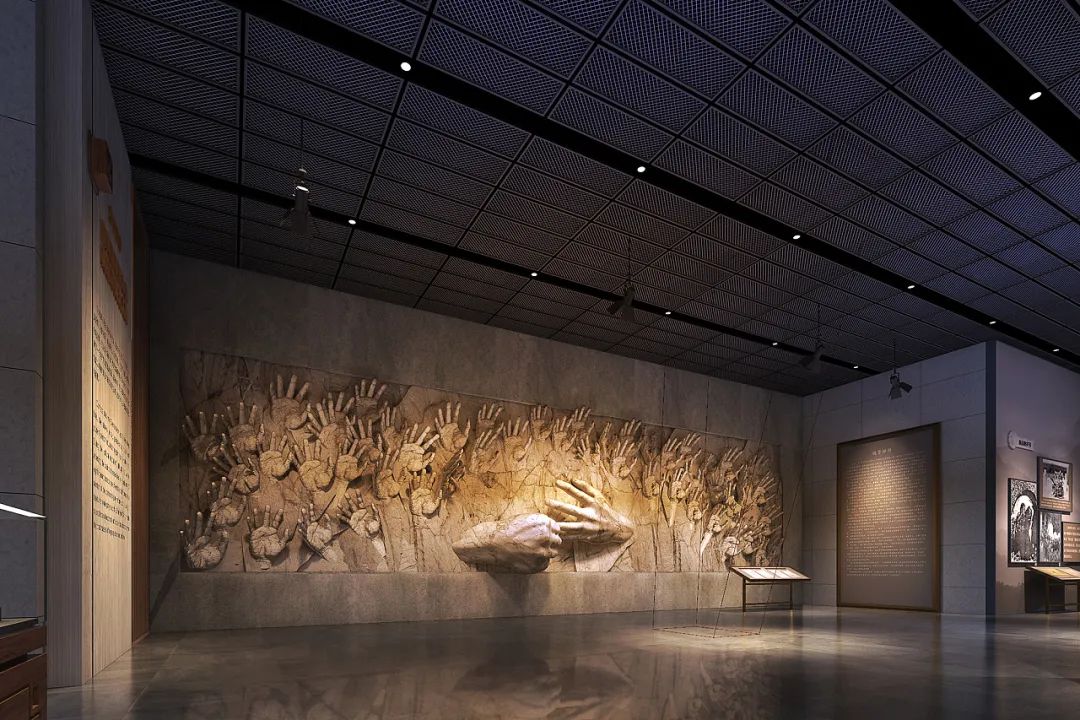 展馆序厅效果图,展馆序厅设计