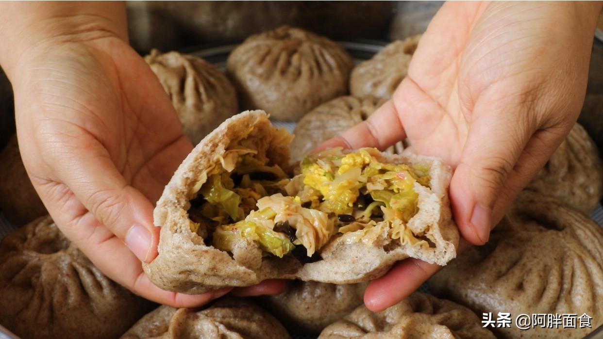 从零开始学做蒸包子,包子馅家庭做法和发面全过程