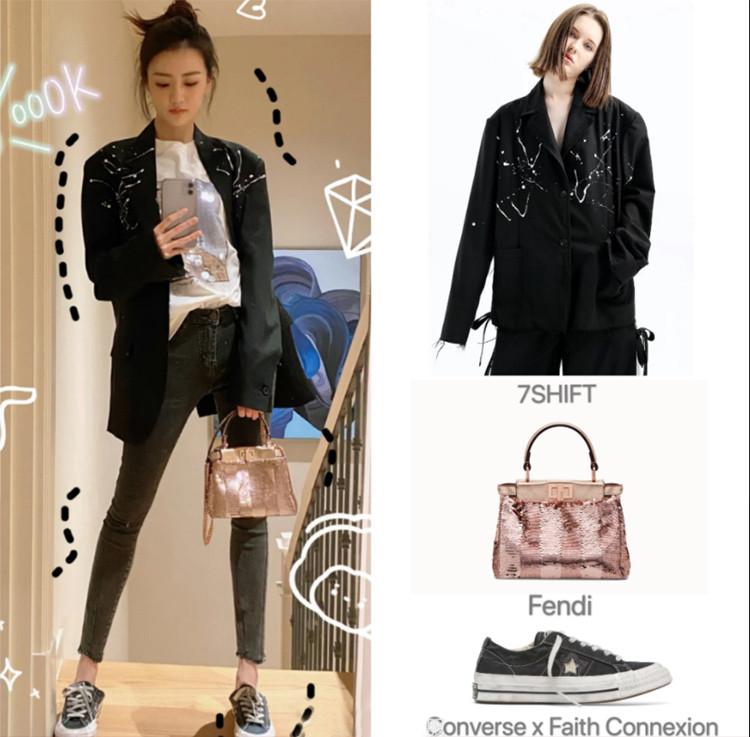 徐璐私服穿搭更新,徐璐日常穿衣打扮