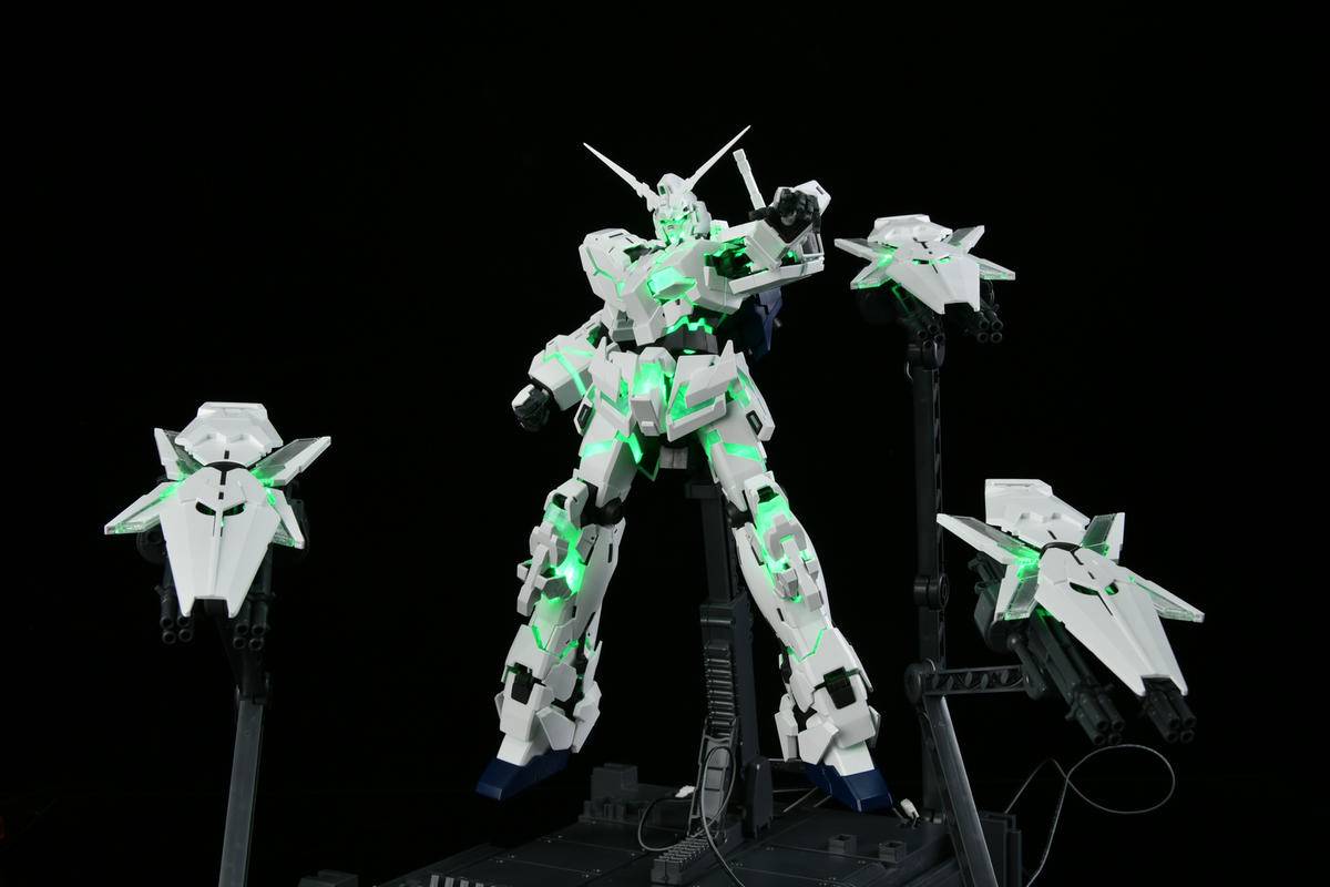 mgex独角兽高达测评,万代限定重炮高达mg开箱