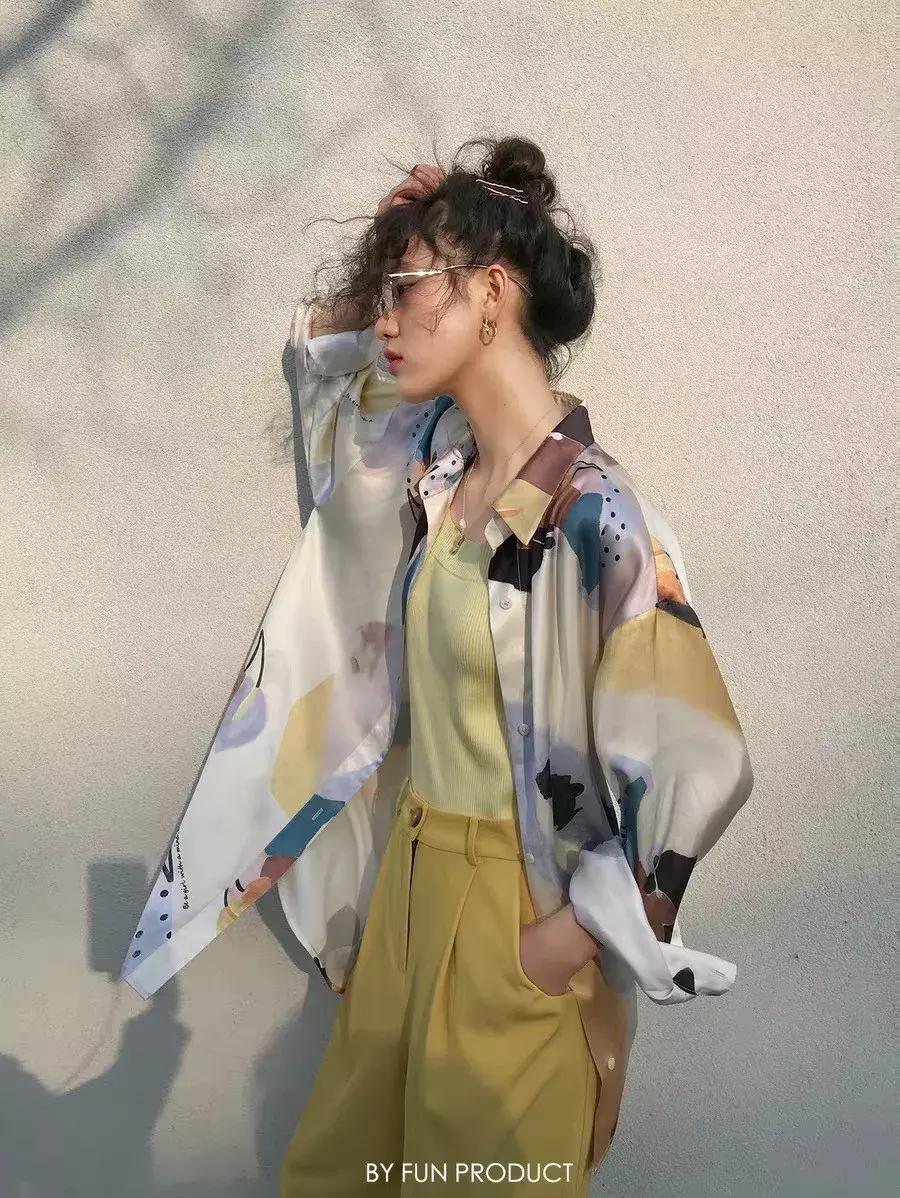 春季新款时尚百搭大码衬衫,爆款秋冬时尚衬衫第二件免费