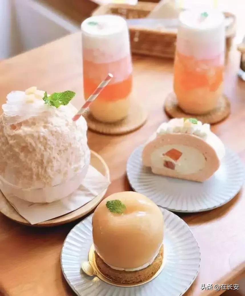 少女心爆棚四款蜜桃甜品,少女心蜜桃限定