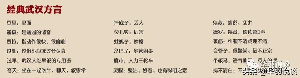 令人费解的武汉话,这些武汉土话你听得懂吗