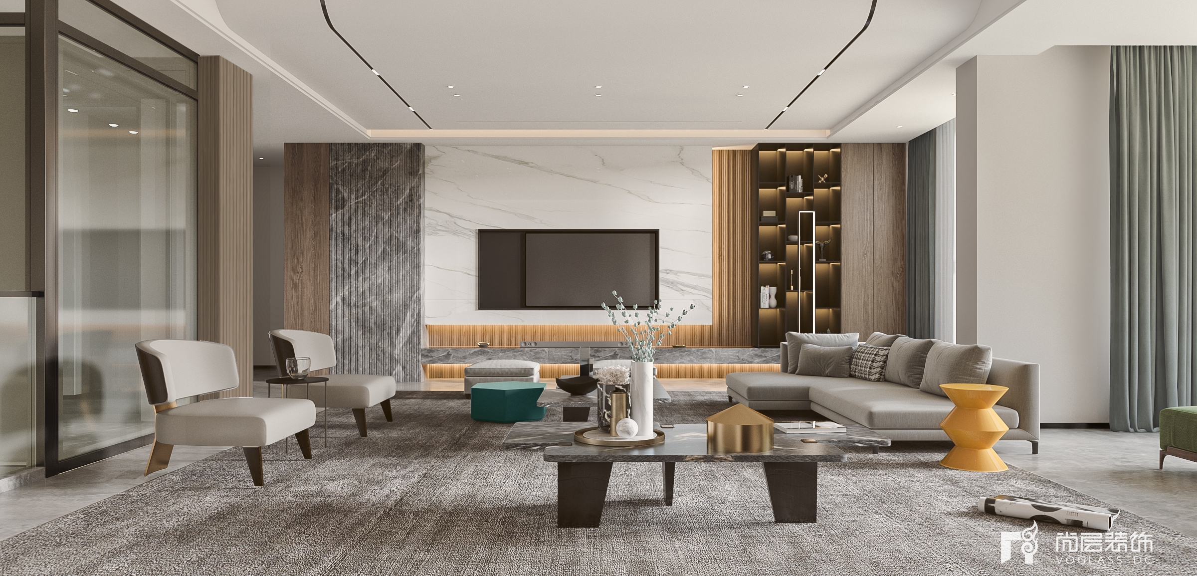 无锡别墅装修设计效果图,无锡简约欧式风格别墅装修设计