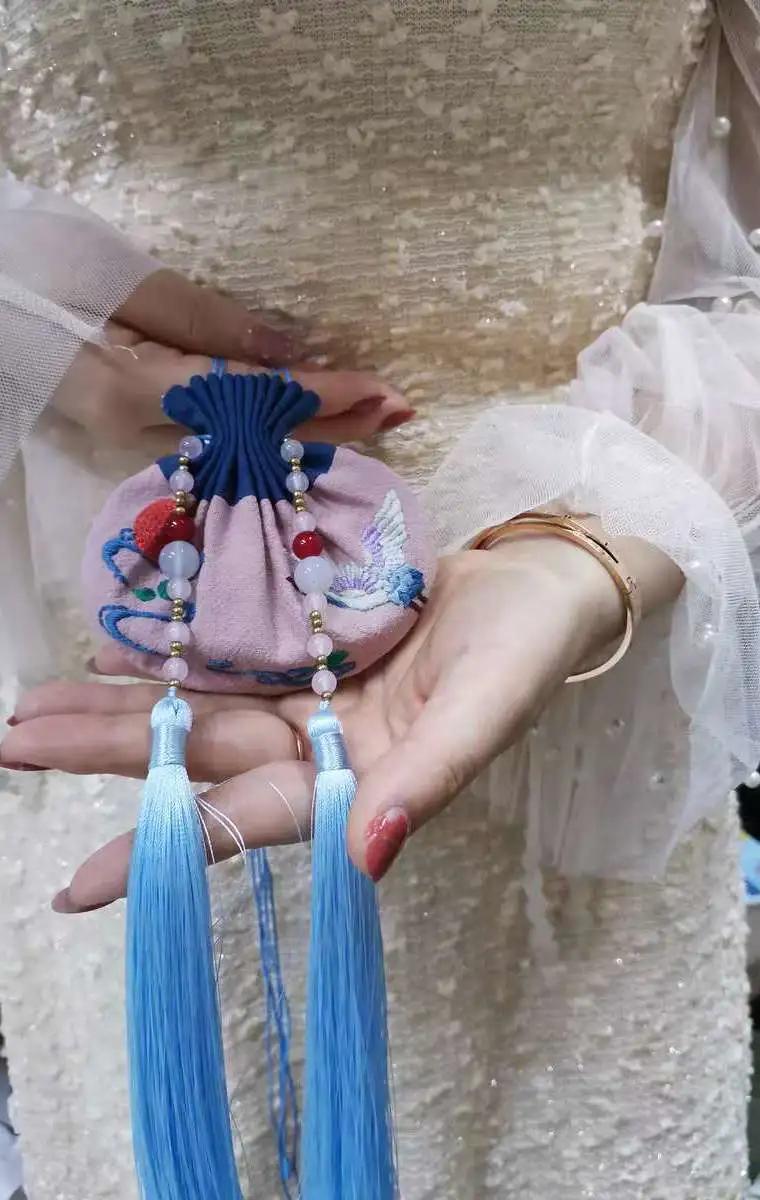 如何刺绣荷包,刺绣荷包100种图解