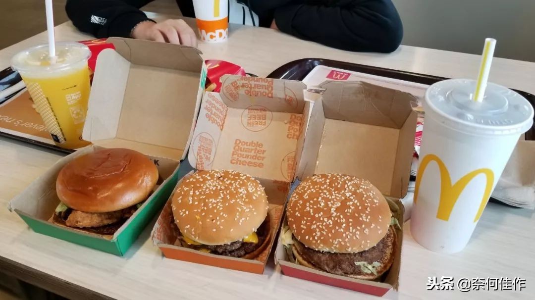 中美物价对比美国穷人吃什么,中美麦当劳汉堡价格对比