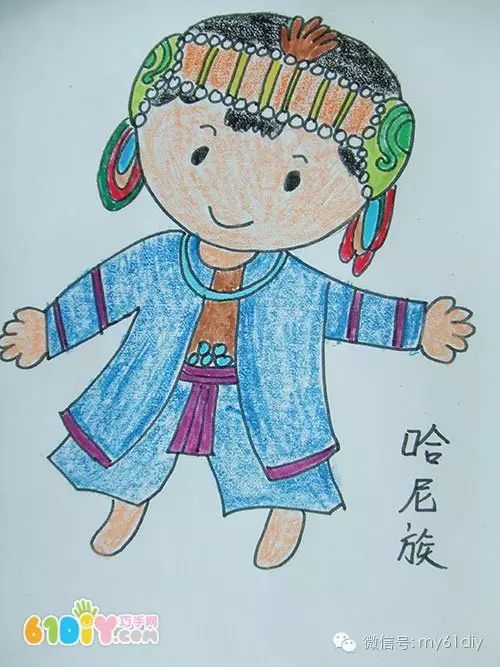 各族儿童简笔画的图片,56民族儿童简笔画大全