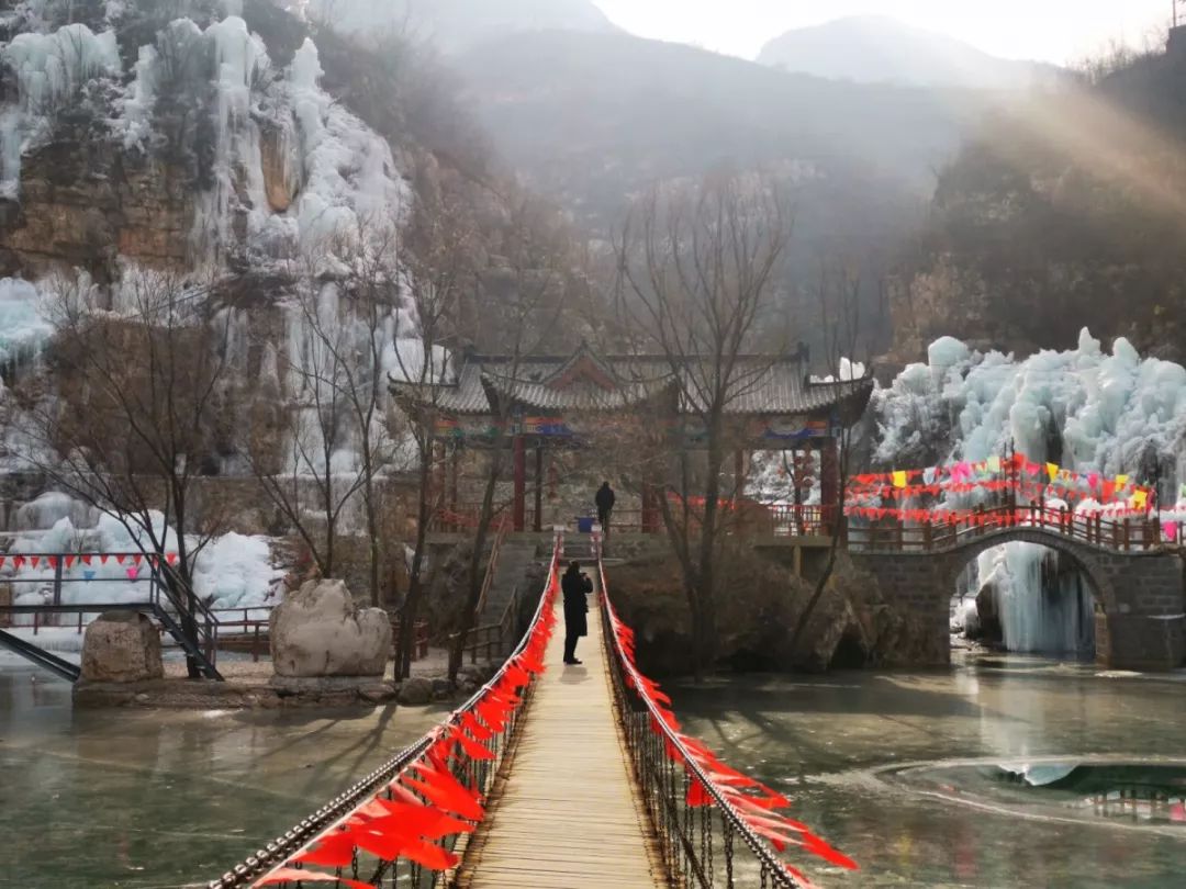 ※平山※十里清风不如你，冬季冰瀑节开幕啦