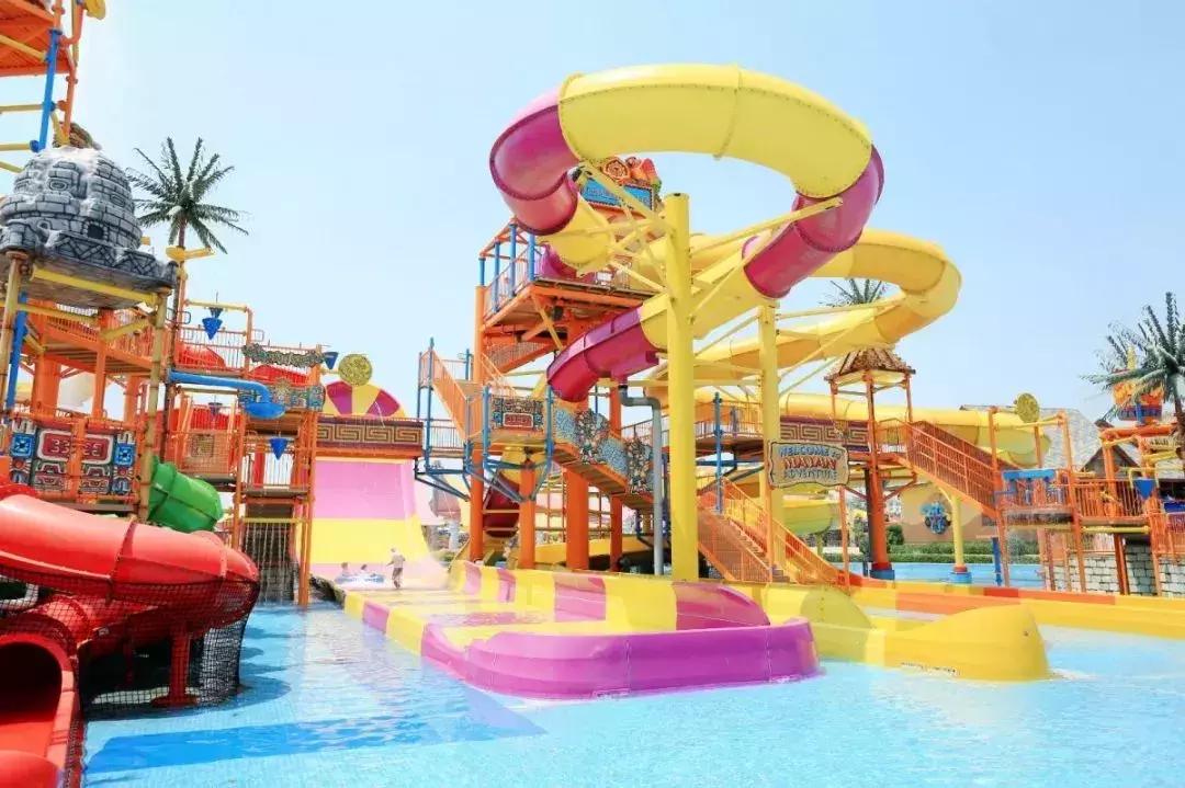 150000m²！天津欢乐谷的玛雅海滩水公园，真是太好玩了