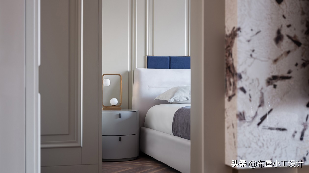 布屋小工丨143㎡轻奢法式，致敬经典的现代优雅生活