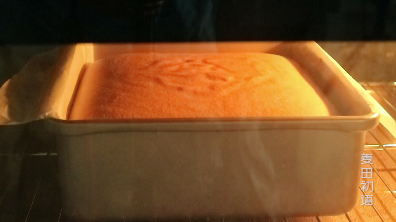 古早蛋糕蓬松软嫩不塌陷操作简单,8寸戚风模具古早味蛋糕做法