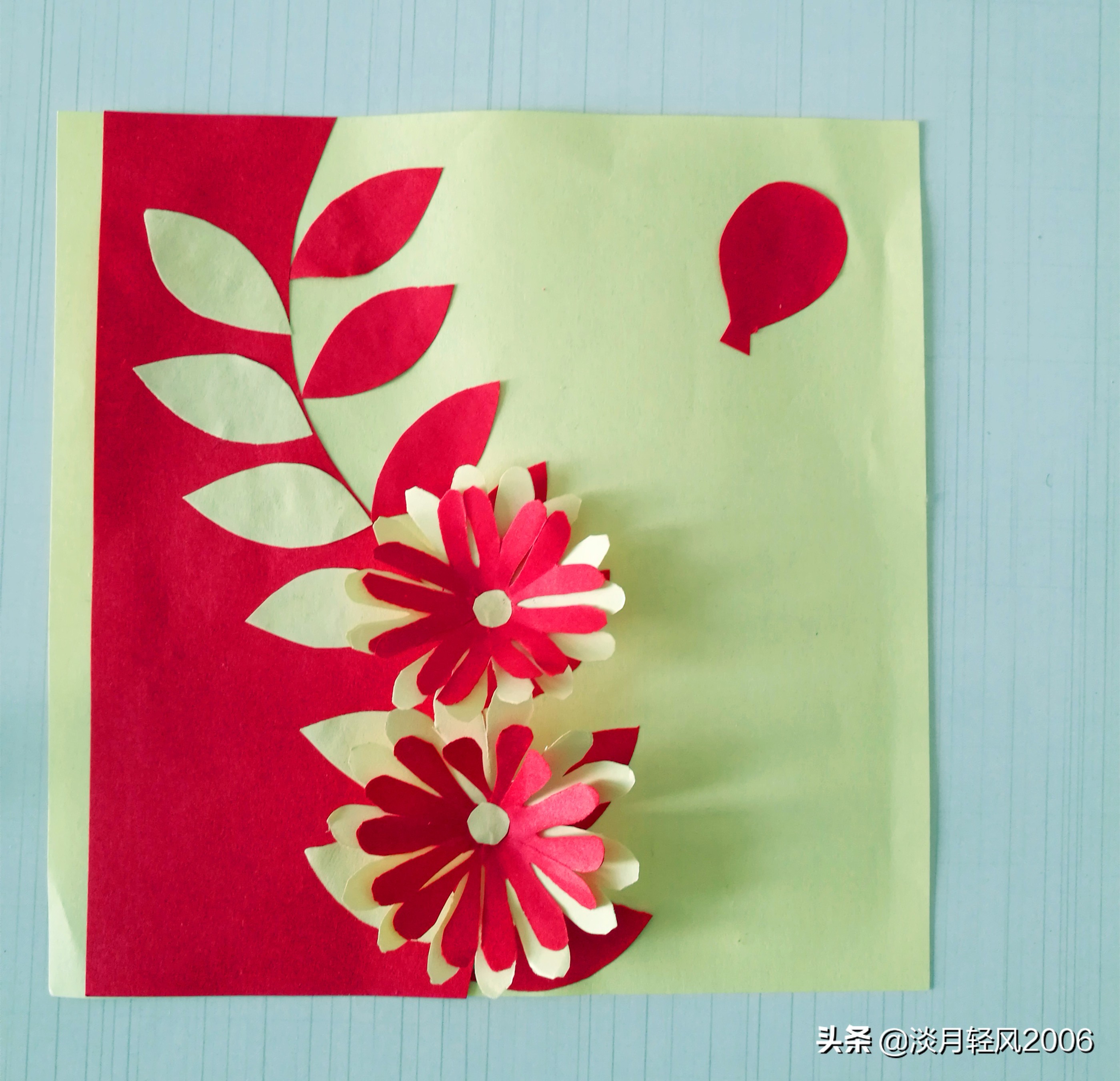 幼儿园手工卡纸制作可爱贺卡,幼儿园100种手工卡纸贺卡