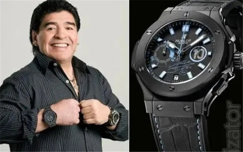 马拉多纳两块劳力士,马拉多纳双手戴劳力士