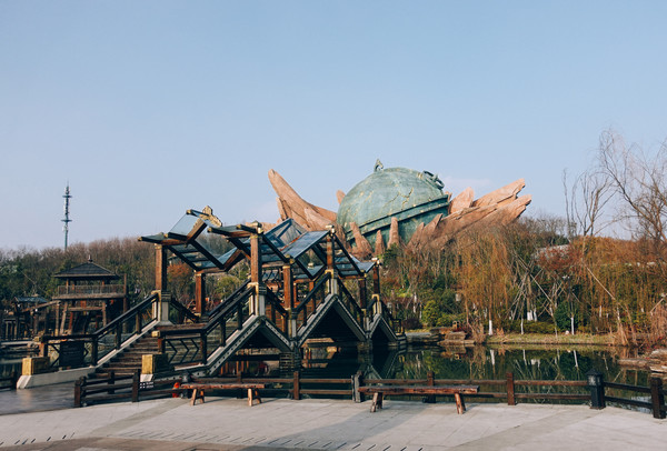 来东方盐湖城过大年,冬游河北阜平骆驼湾过大年