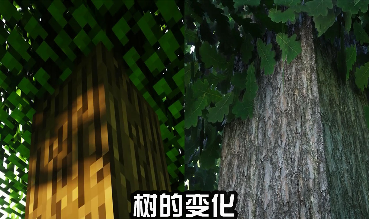 我的世界:你能认出来吗?新的MC材质有多真实,10张图片告诉你