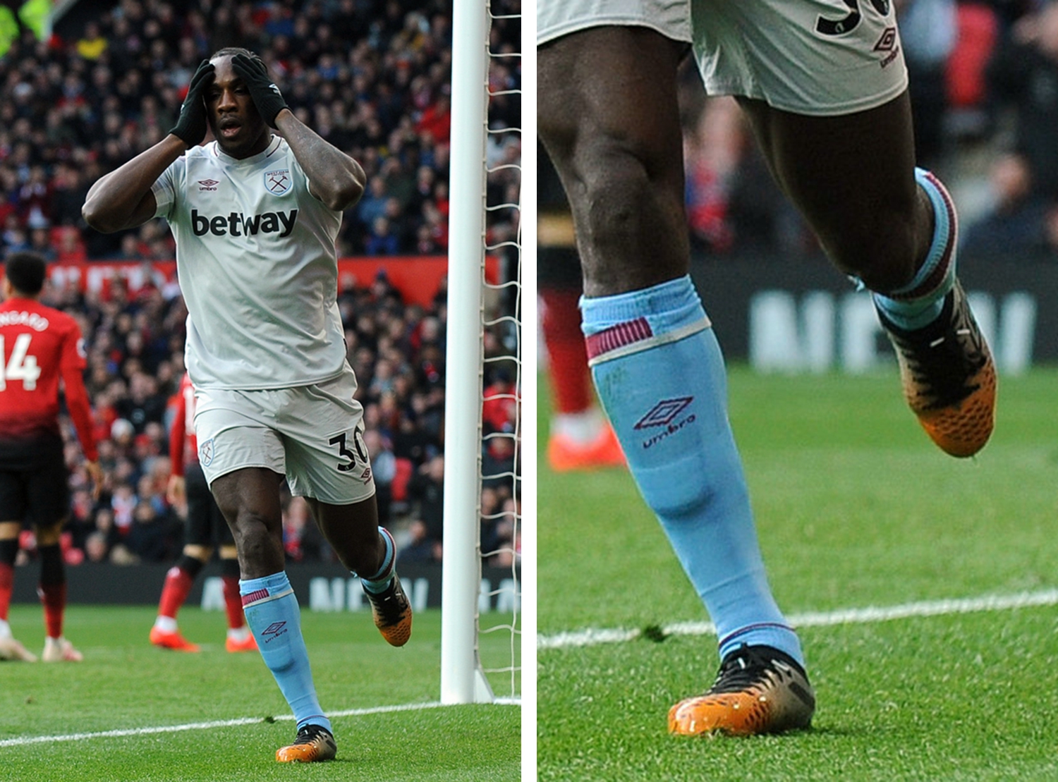 带你饱览过去一周国际赛场上的那些“亮眼”足球鞋