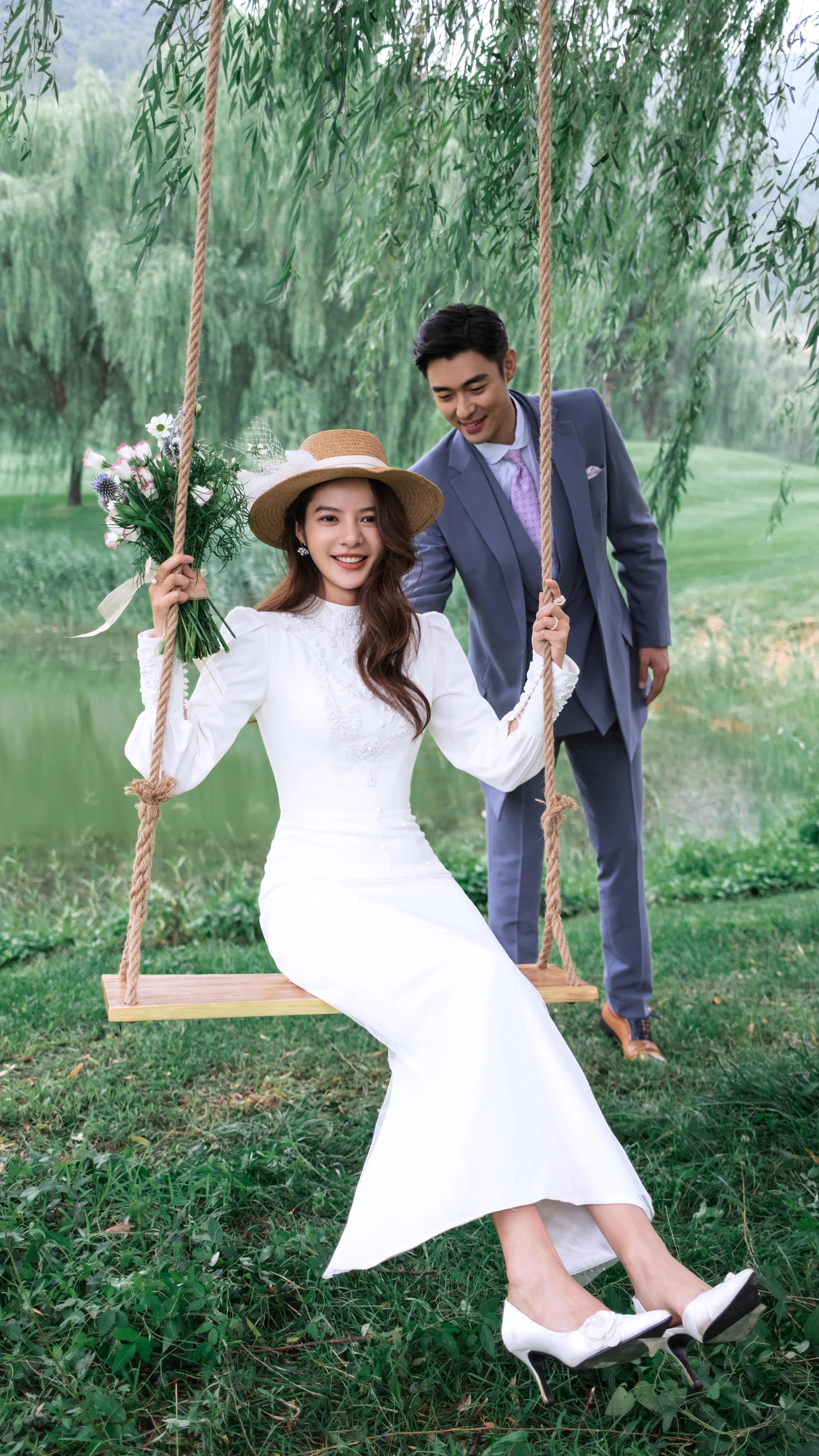 绝美超仙婚纱照,唯美意境婚纱照图片大全