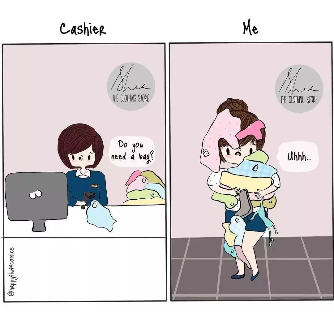 日常女性插画,女性插画生活日常