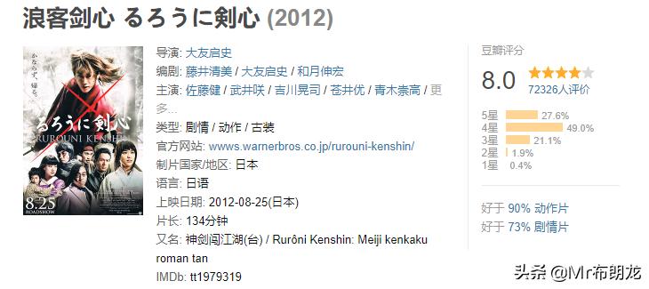 一个刽子手的救赎之旅：日系漫改之巅《浪客剑心》