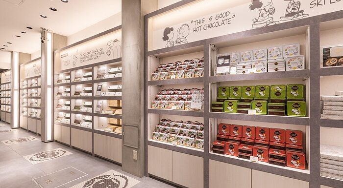 岛国京都开了史努比巧克力专卖店，里边的巧克力好可爱啊