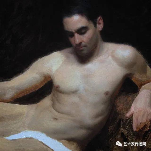 美国写实油画大师作品欣赏,写实油画中国女肖像脸部调色技巧