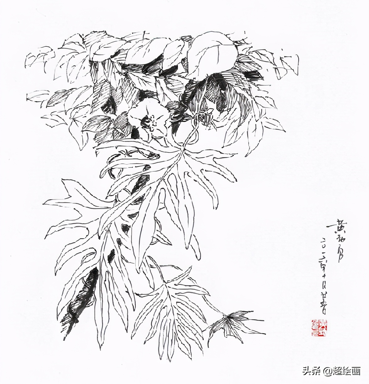 十大顶级钢笔画速写,钢笔速写100幅图片