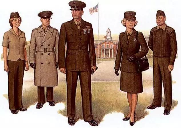 二战美军军服型号,二战美军女兵军服
